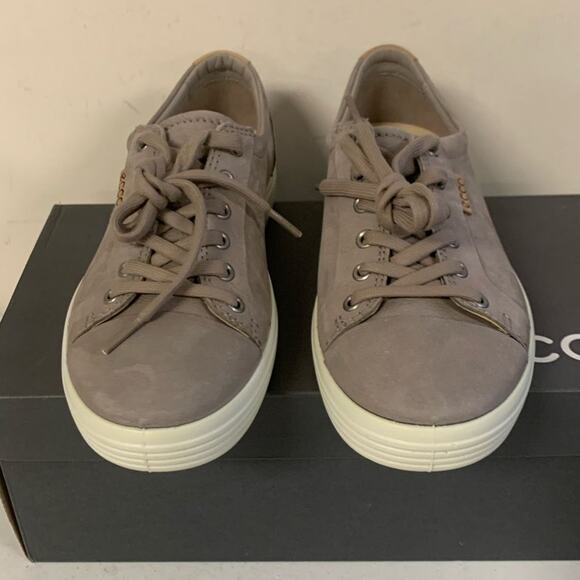 Ecco Other - Ecco Men’s US 6-6.5 / EU 40 Soft 7 Nubuck Sneakers, Warm Grey / Powder